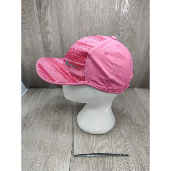 NIKE Womens Hat Cap Hat Golf Pink One Size Adjustable Lightweight Clean 619764 - Picture 2 of 9